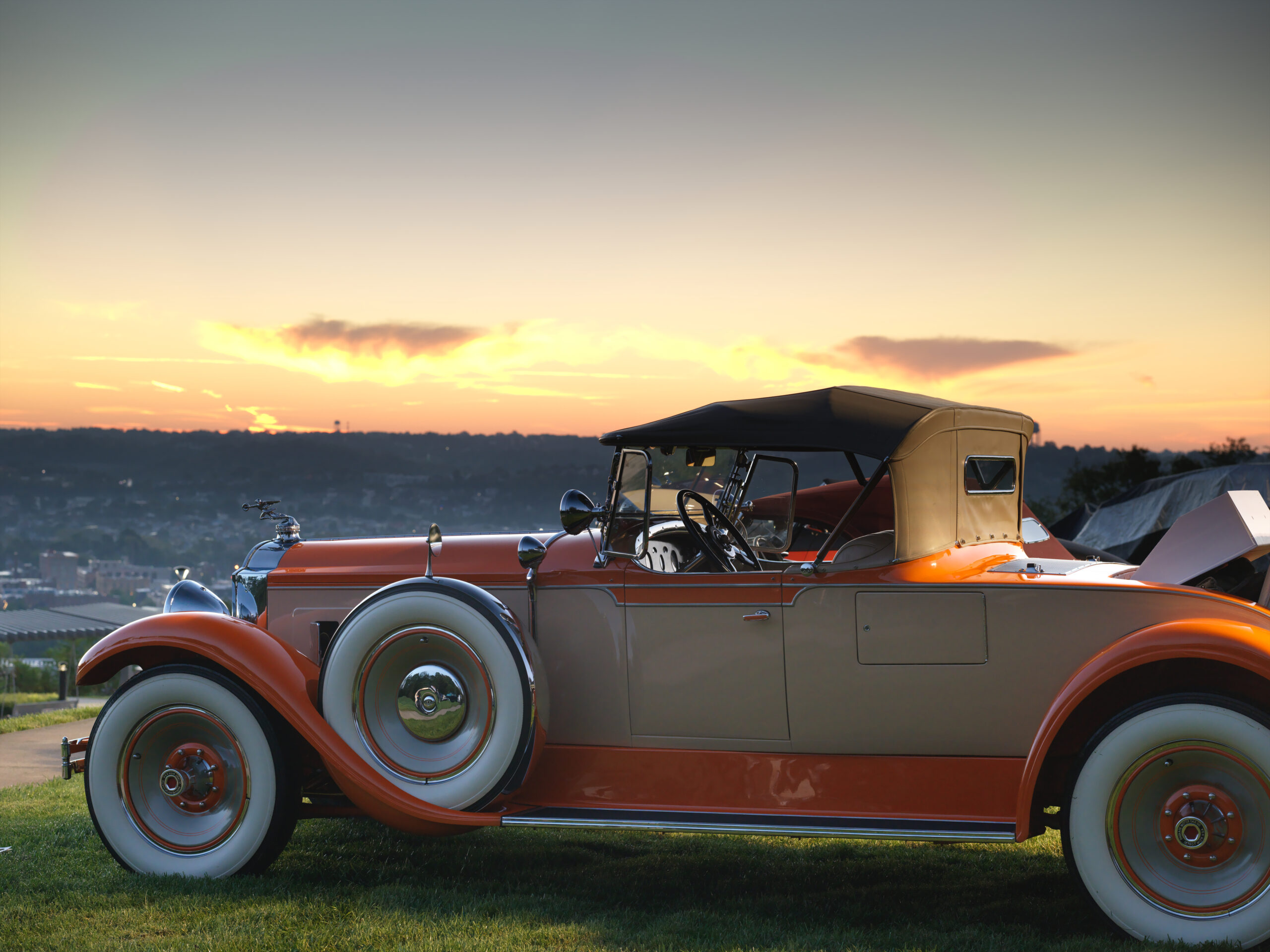 Ken and Joe Heil - 1929 Packard 640 Custom 8 Road Sportster — Best in Class — Classic Era Roadsters
